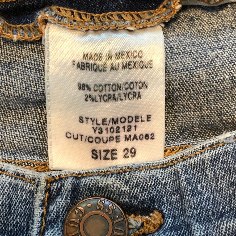 Vintage Guess Button Boot Cut Patch Front Pocket … - image 6